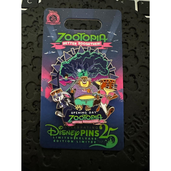 Disney Accessories - Disney Zootopia Better Together Opening Day Pin Limited Edition
